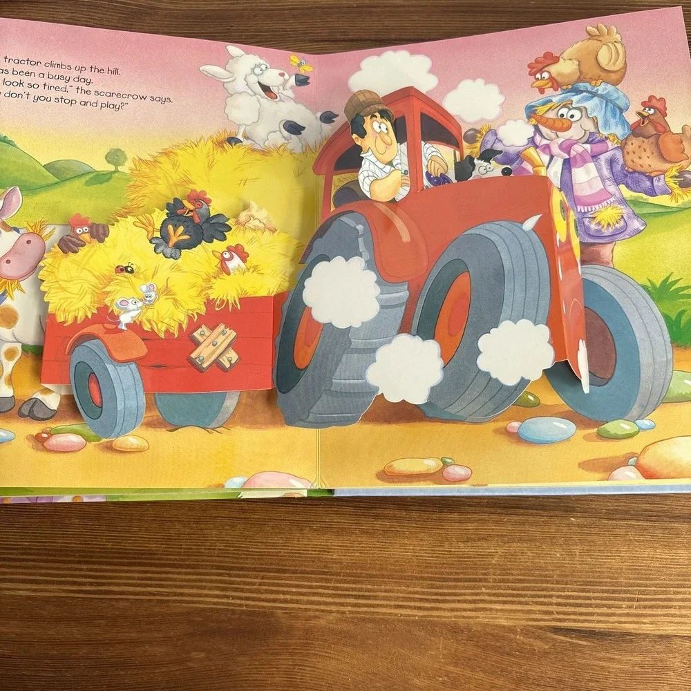 Trains Boats and Planes Pop Up Book 2003 Hardcover Complete Working Pop Ups